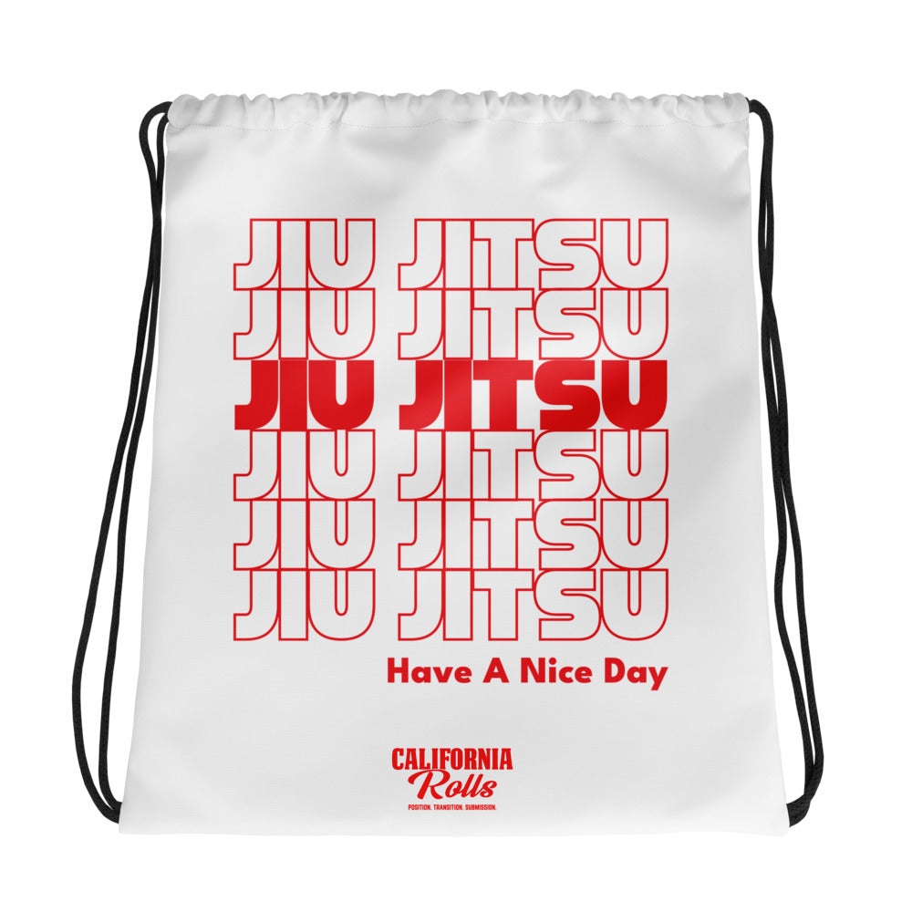 THANK YOU FOR JIU JITSU Drawstring Tote Bag