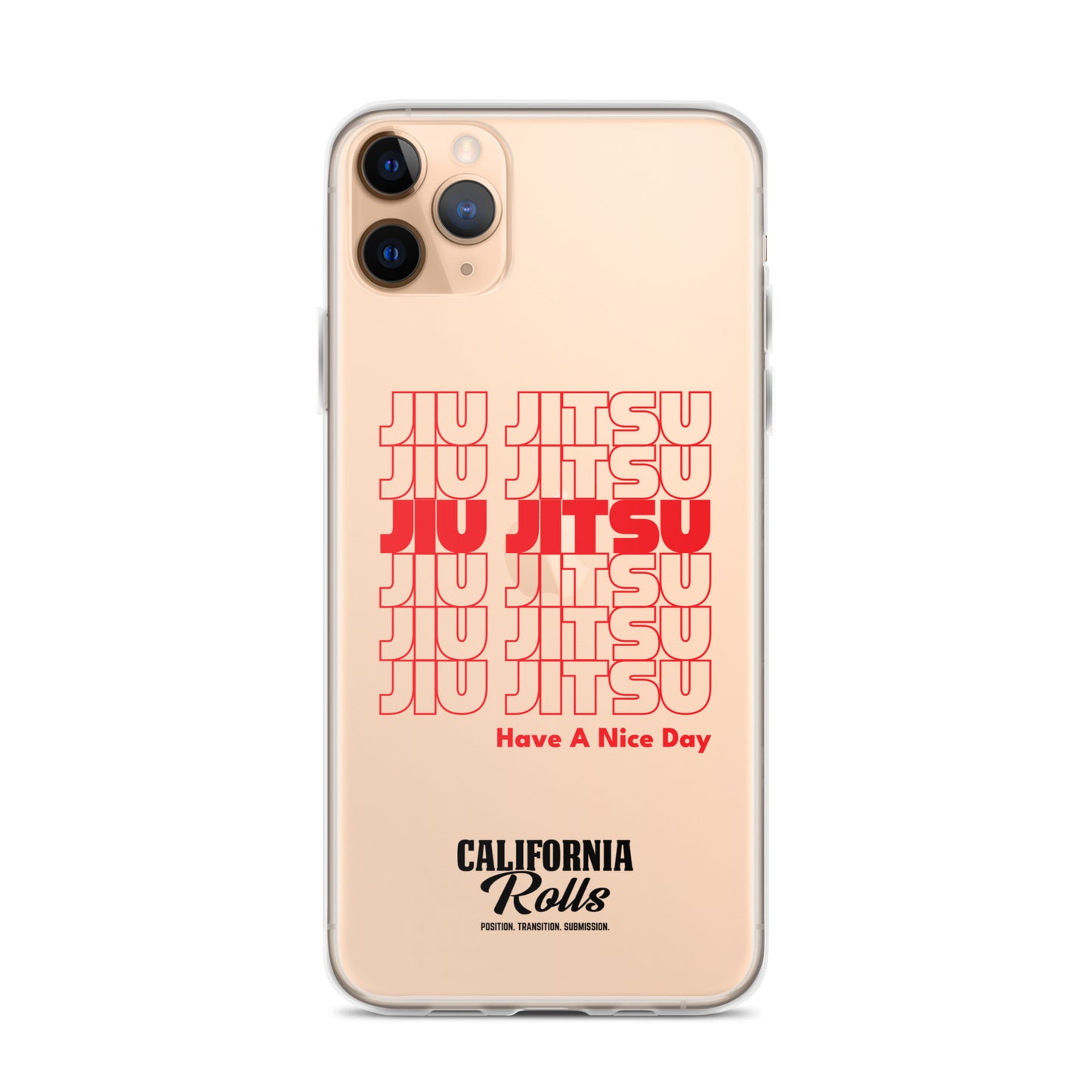 THANK YOU FOR BJJ Clear Case for iPhone®