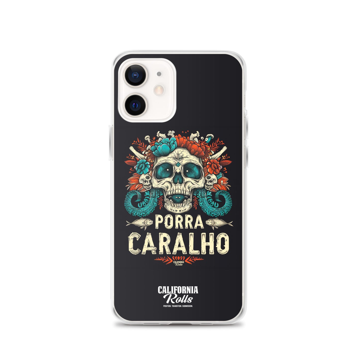 Porra Caralho Skull Clear Case for iPhone®