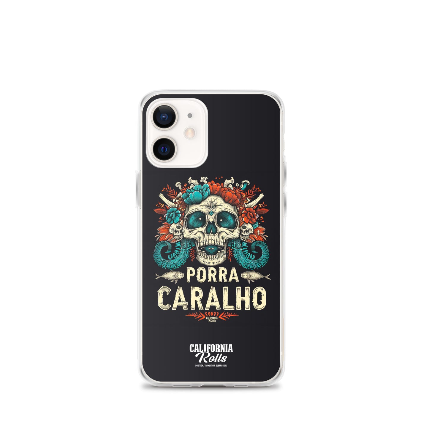 Porra Caralho Skull Clear Case for iPhone®