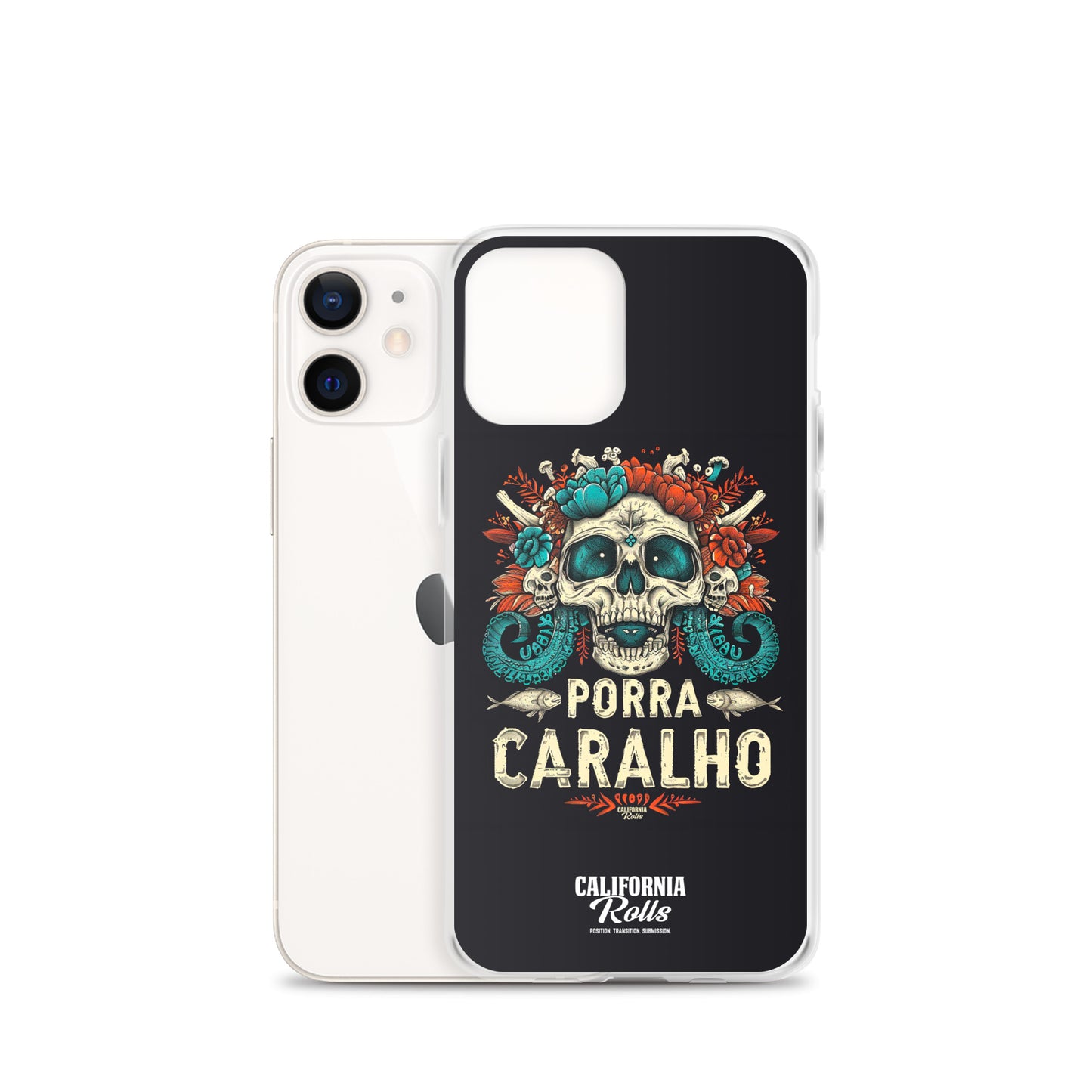 Porra Caralho Skull Clear Case for iPhone®