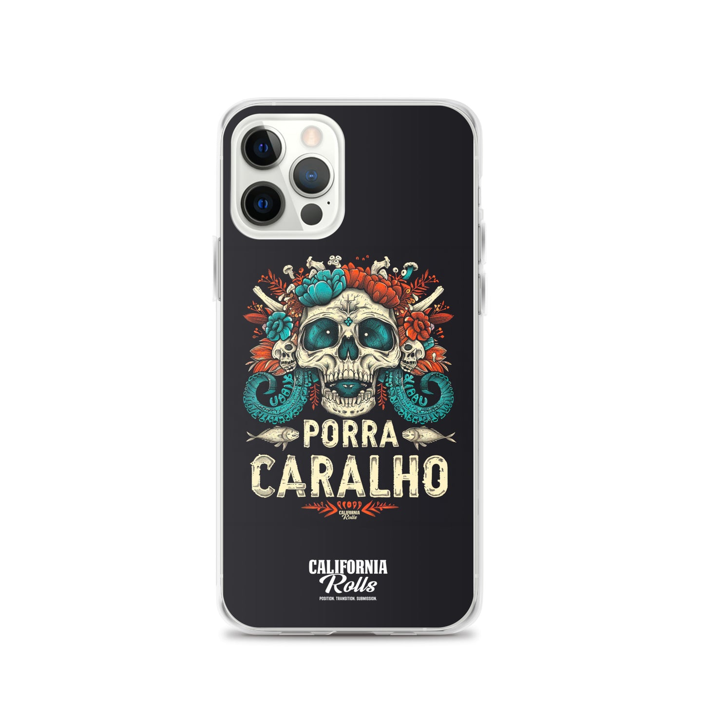 Porra Caralho Skull Clear Case for iPhone®