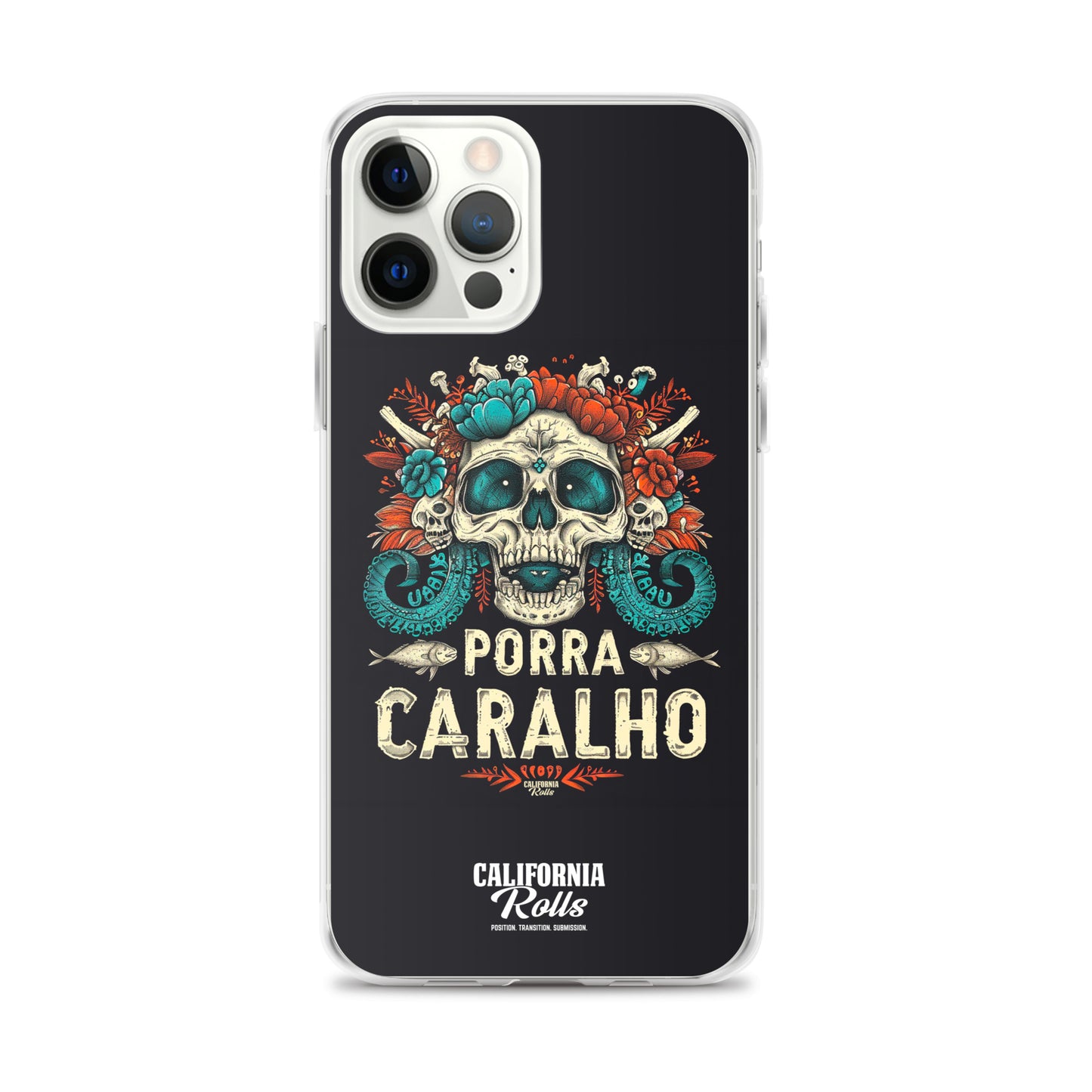 Porra Caralho Skull Clear Case for iPhone®