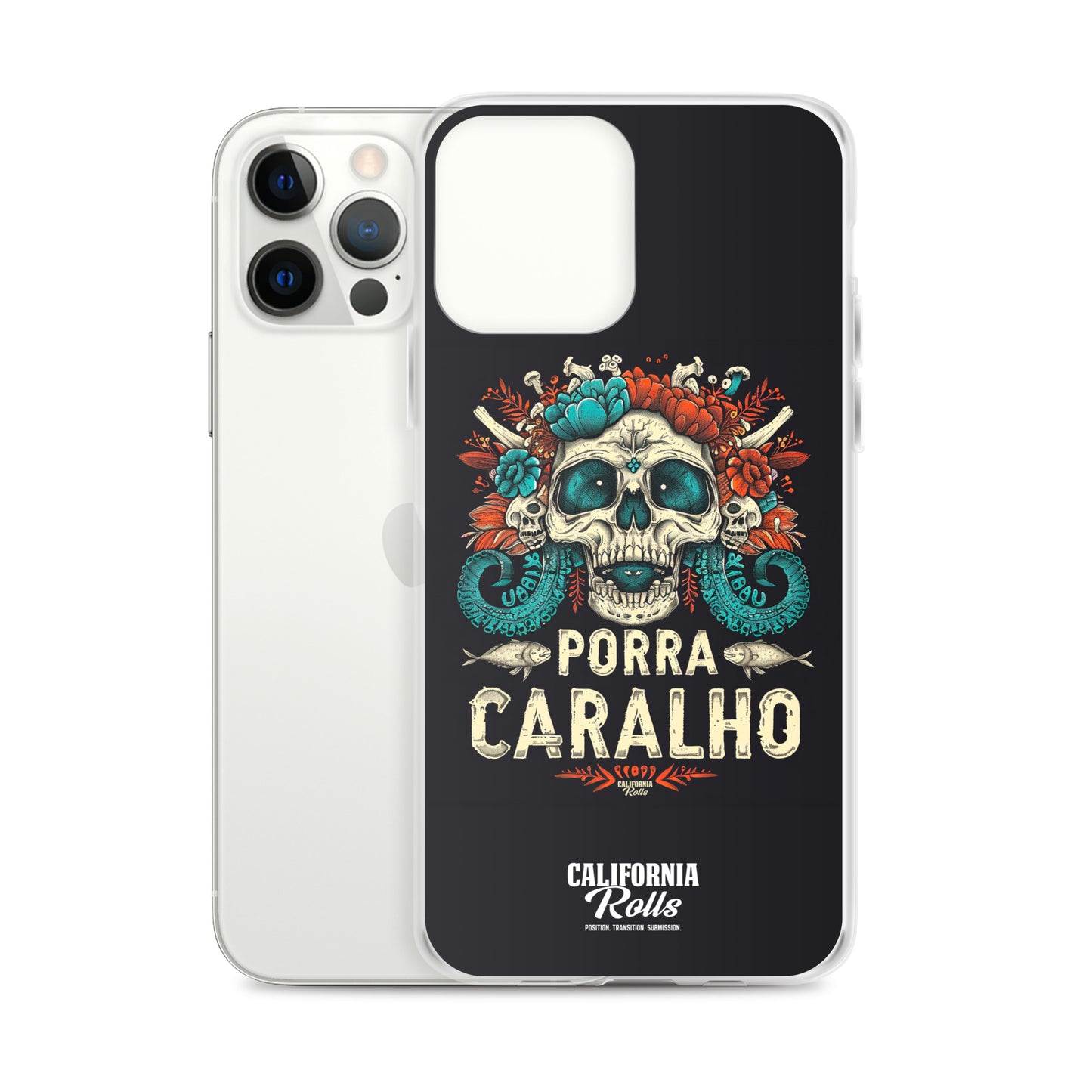 Porra Caralho Skull Clear Case for iPhone®