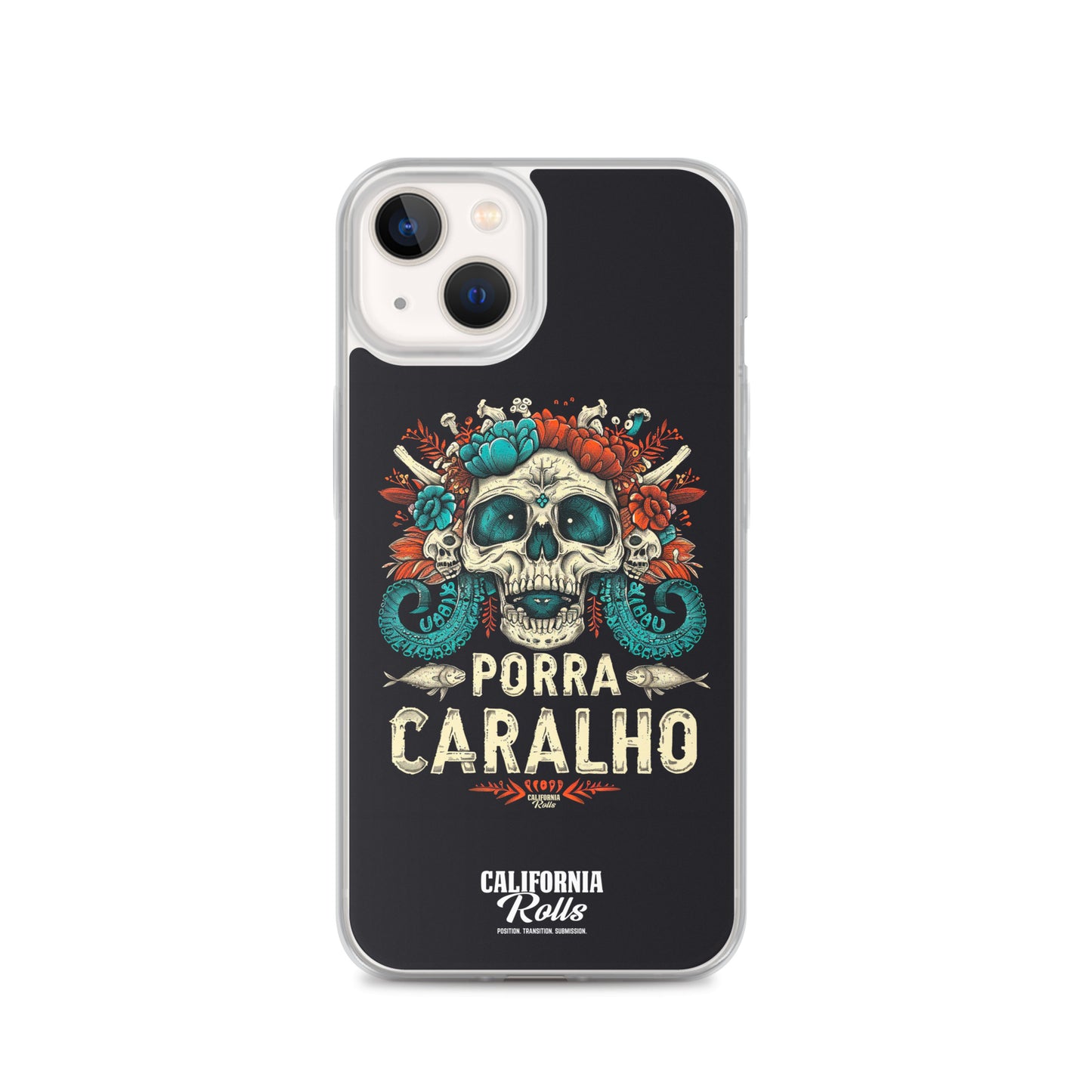 Porra Caralho Skull Clear Case for iPhone®