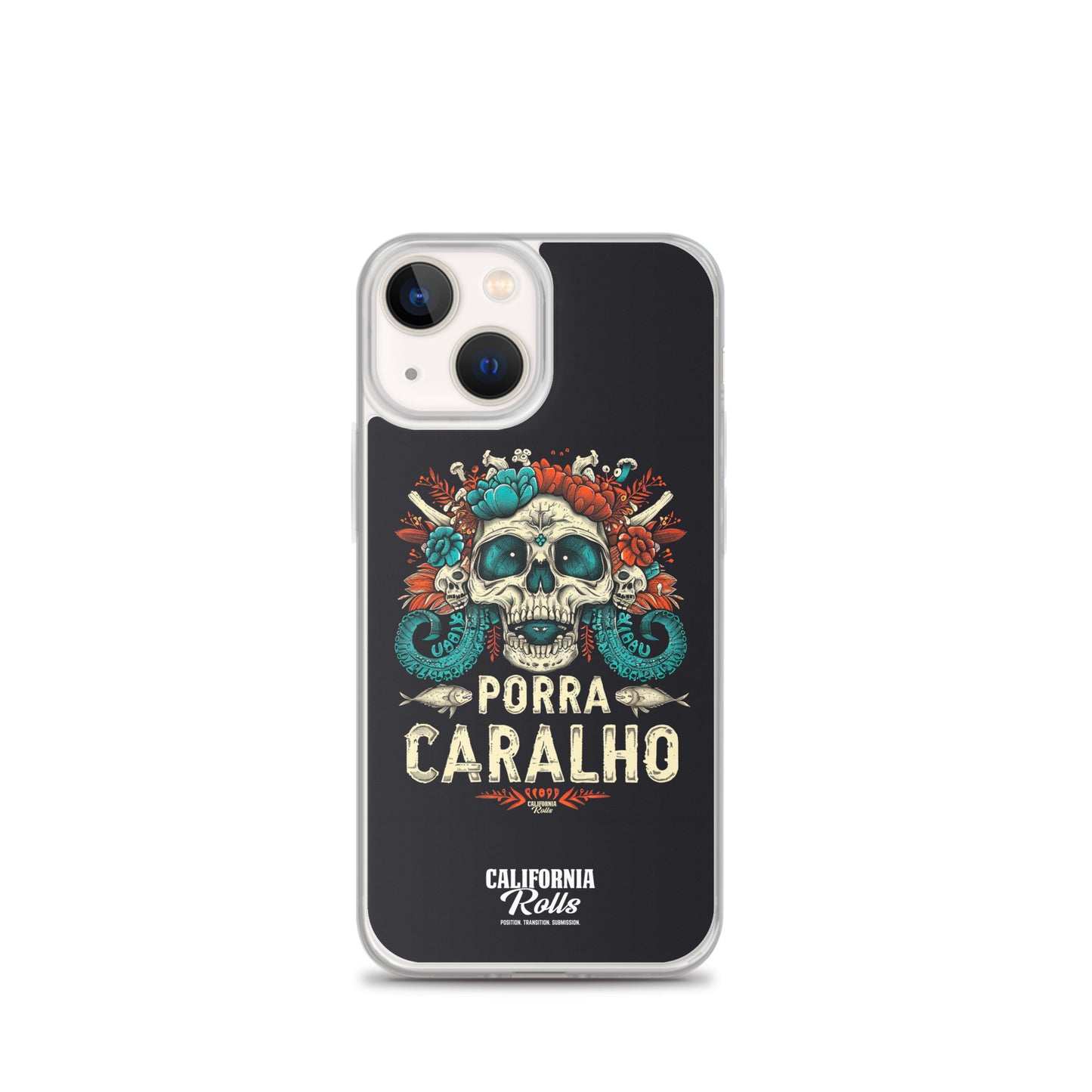 Porra Caralho Skull Clear Case for iPhone®