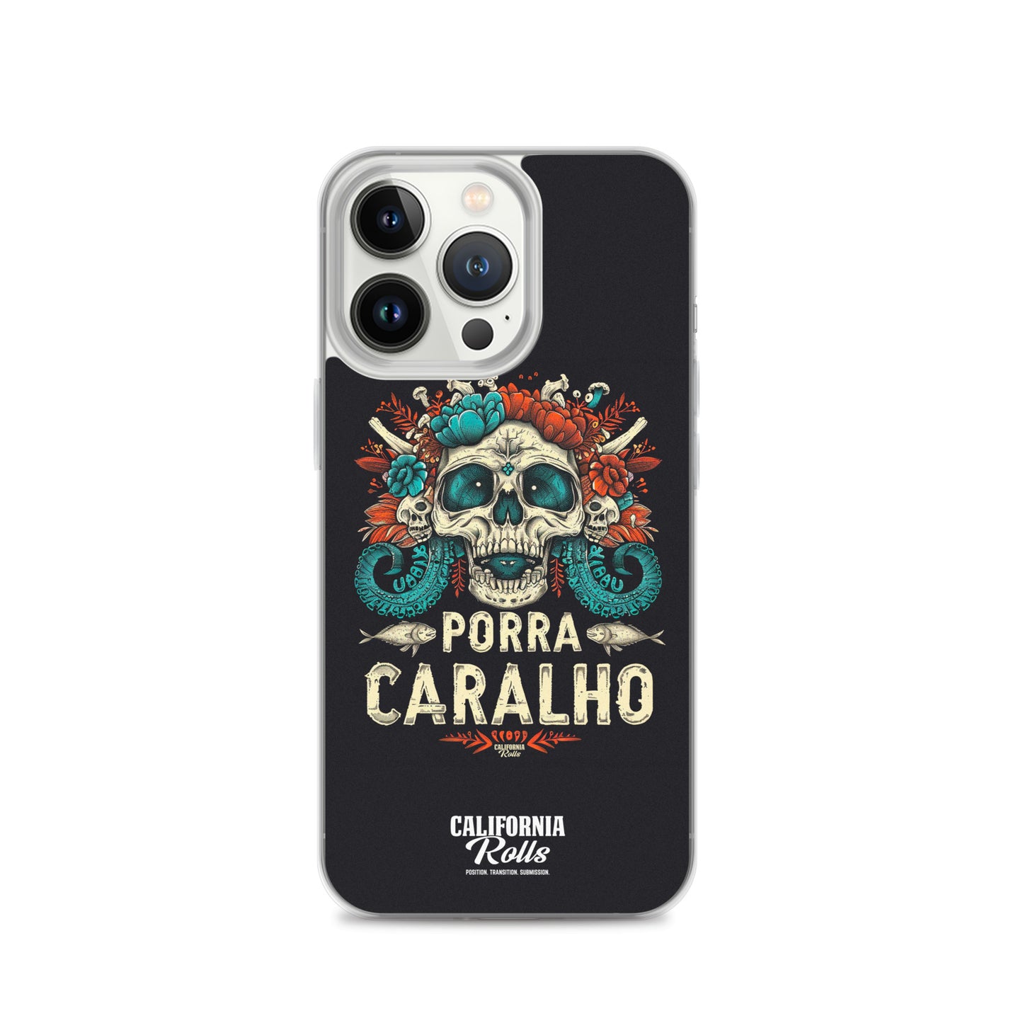 Porra Caralho Skull Clear Case for iPhone®