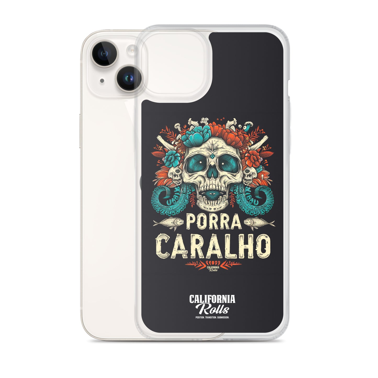 Porra Caralho Skull Clear Case for iPhone®