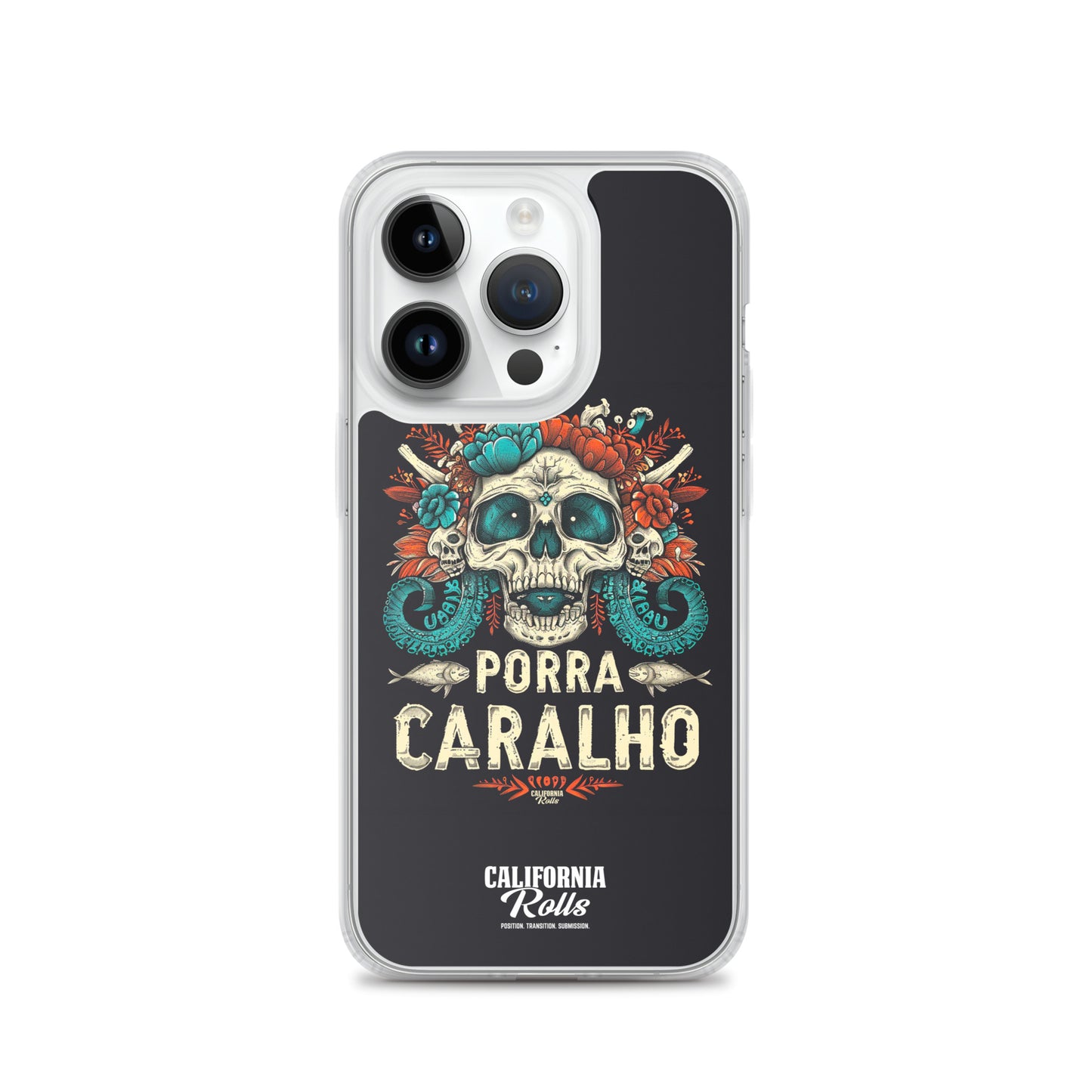 Porra Caralho Skull Clear Case for iPhone®