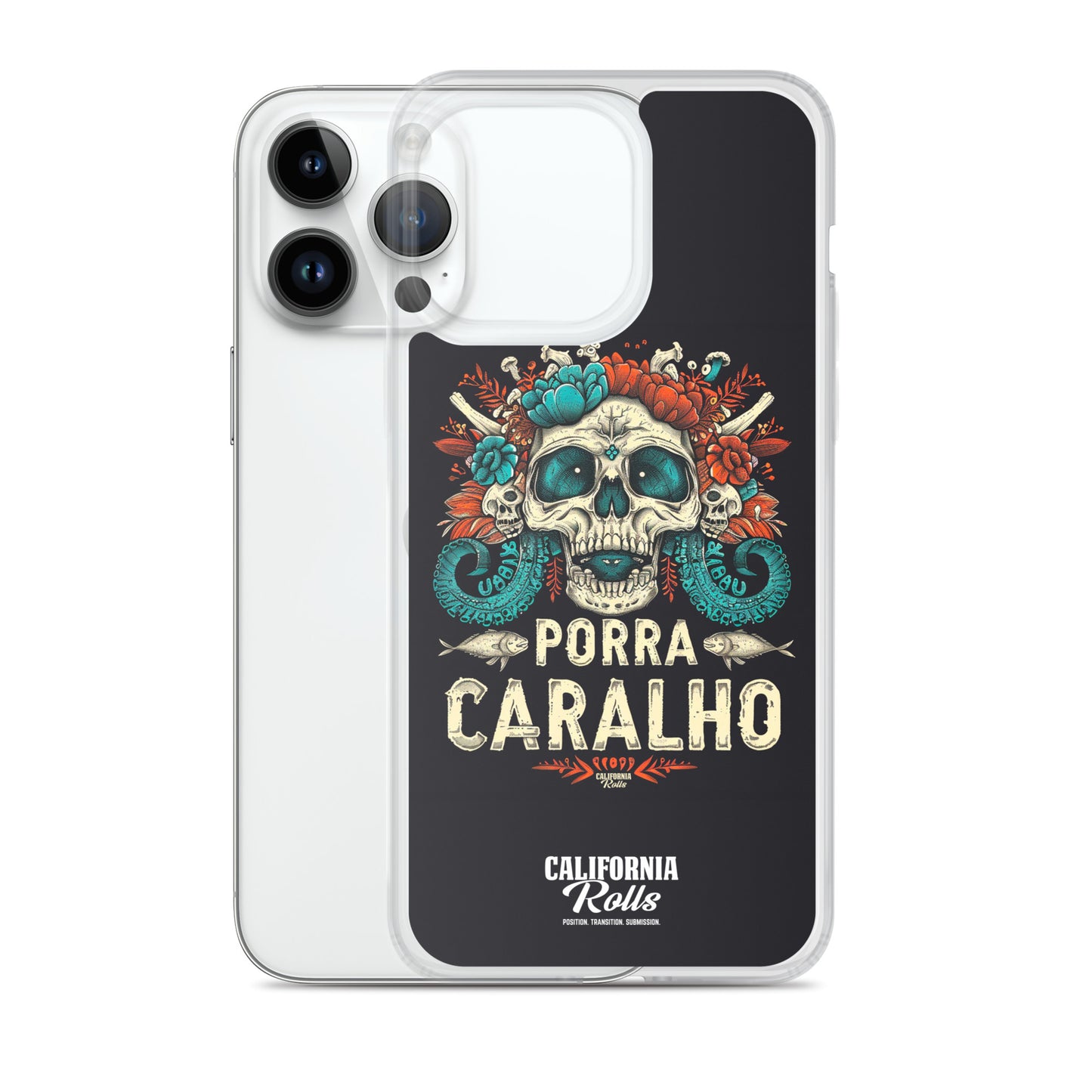 Porra Caralho Skull Clear Case for iPhone®