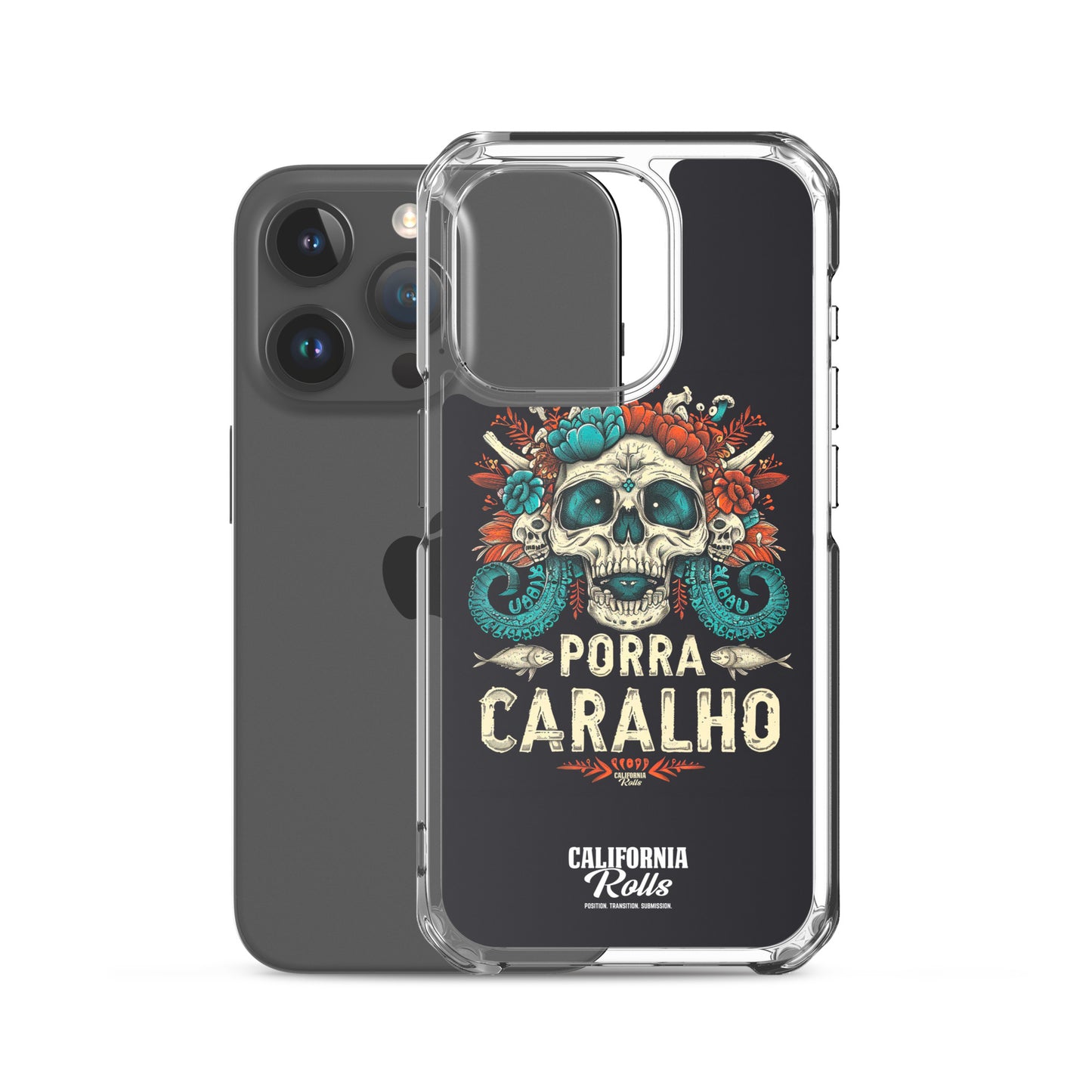 Porra Caralho Skull Clear Case for iPhone®