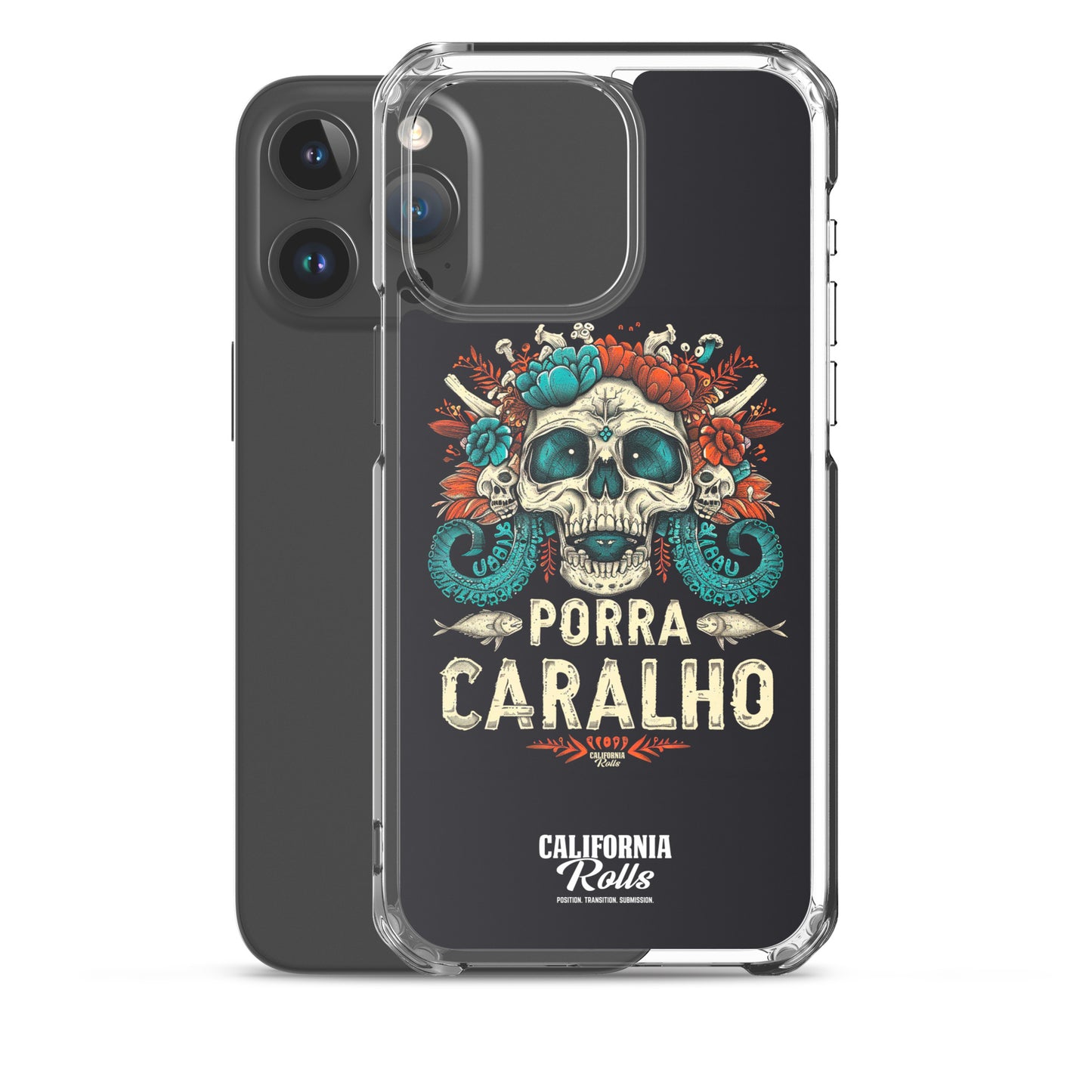 Porra Caralho Skull Clear Case for iPhone®