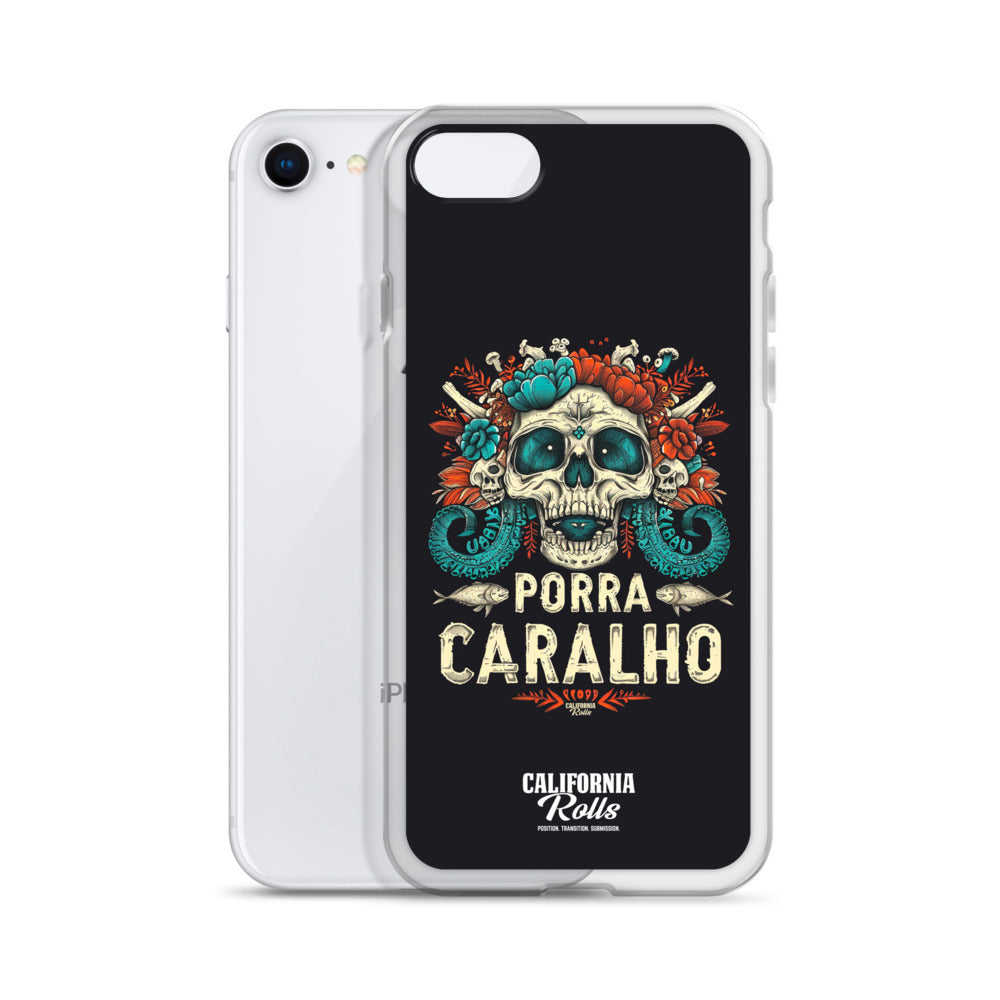 Porra Caralho Skull Clear Case for iPhone®