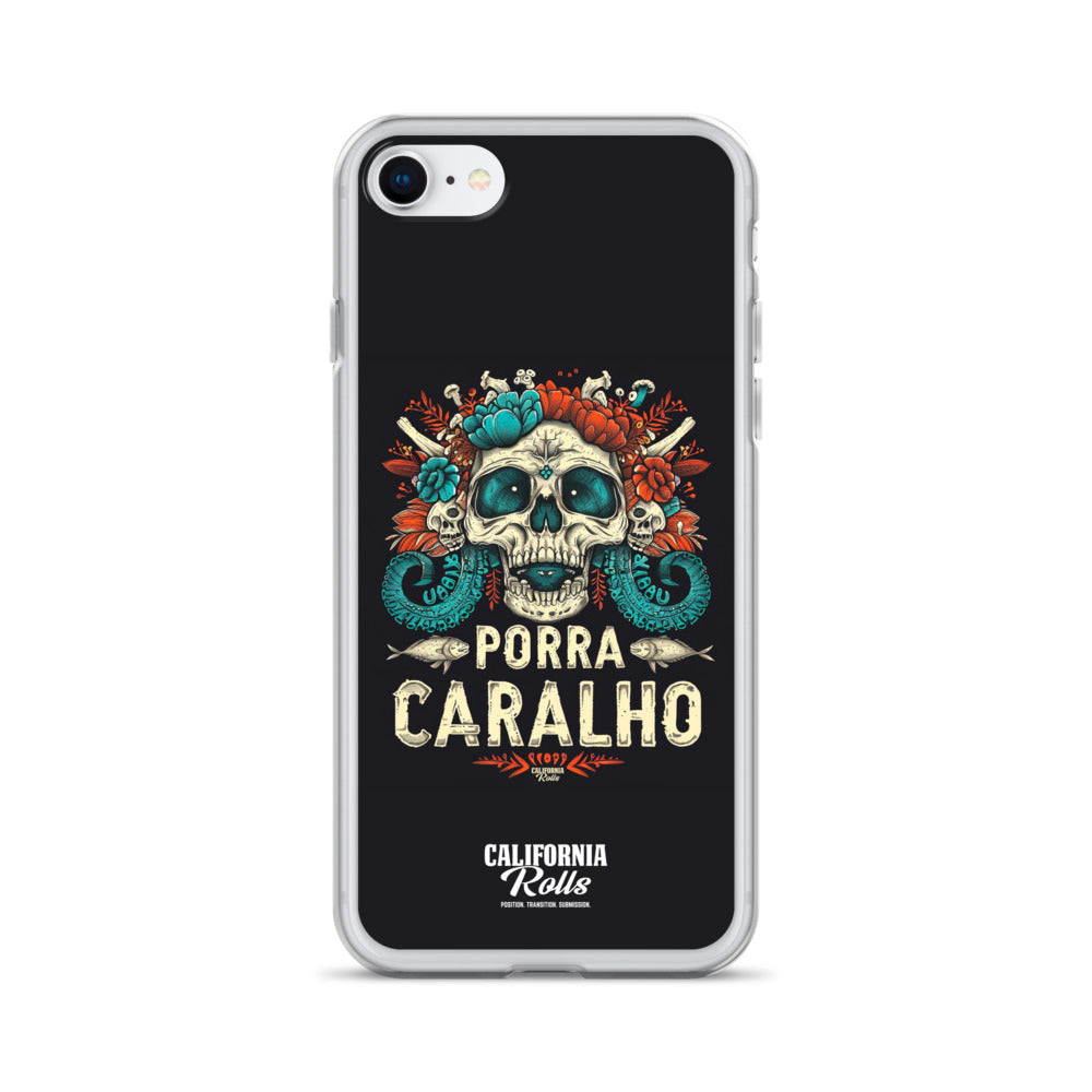 Porra Caralho Skull Clear Case for iPhone®