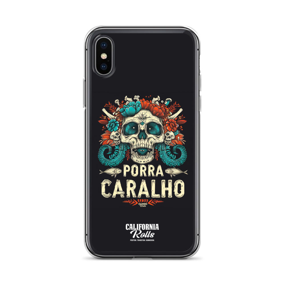 Porra Caralho Skull Clear Case for iPhone®