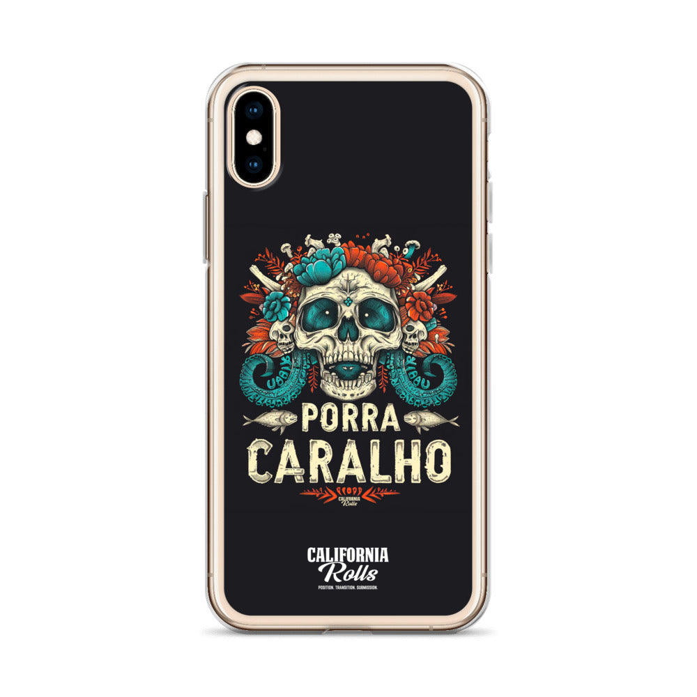 Porra Caralho Skull Clear Case for iPhone®