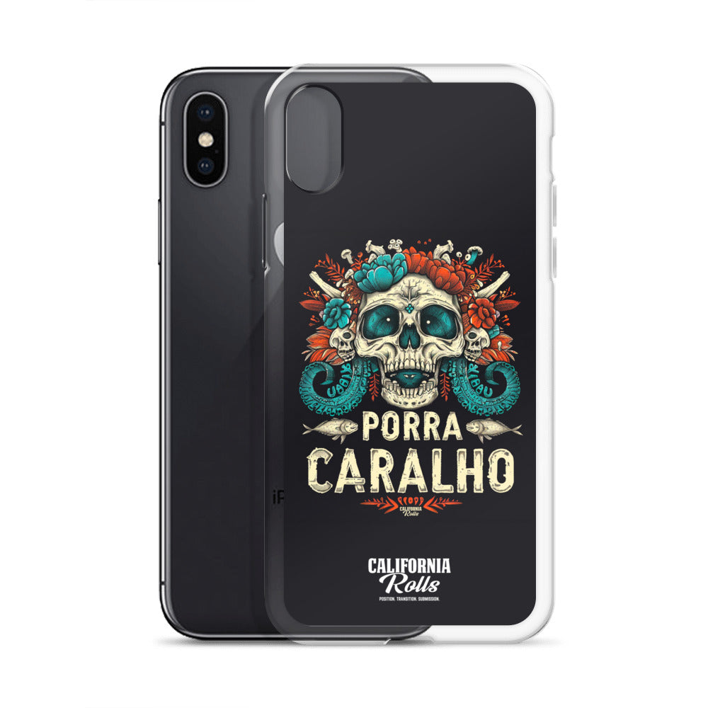 Porra Caralho Skull Clear Case for iPhone®