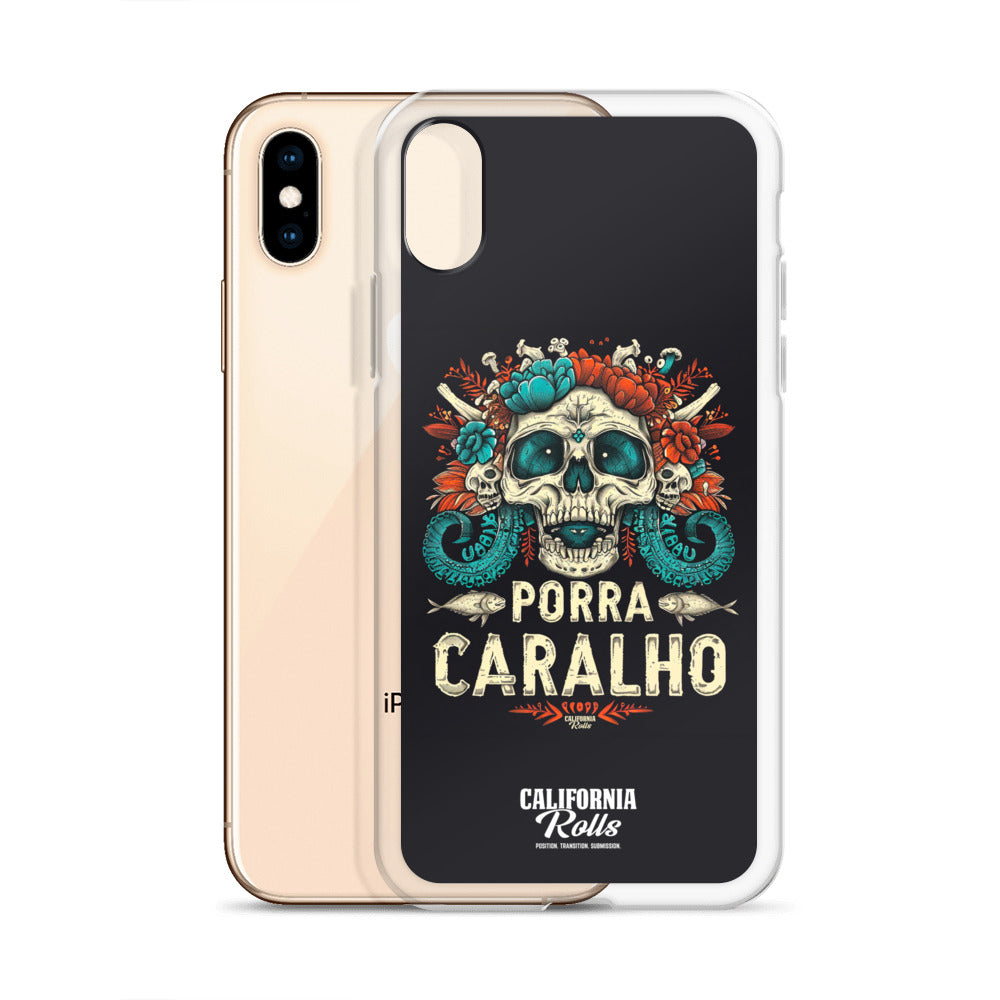 Porra Caralho Skull Clear Case for iPhone®