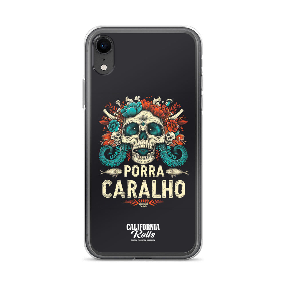 Porra Caralho Skull Clear Case for iPhone®