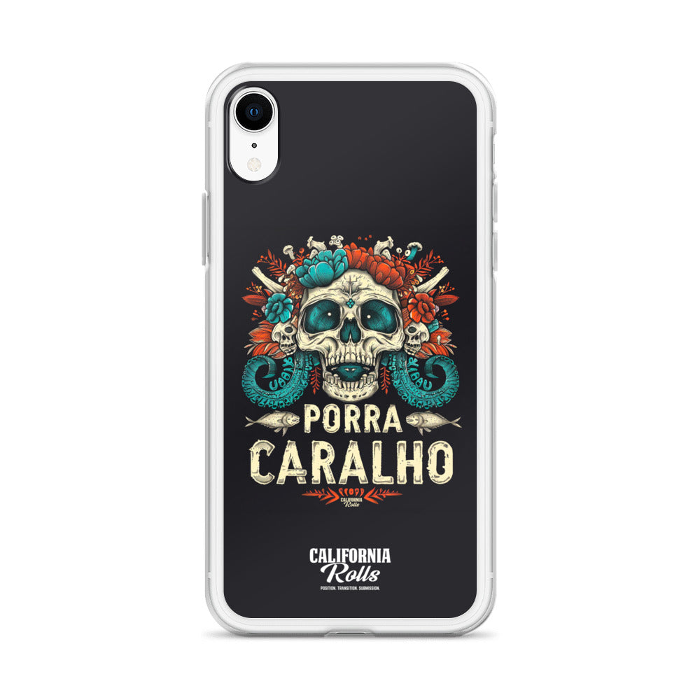 Porra Caralho Skull Clear Case for iPhone®