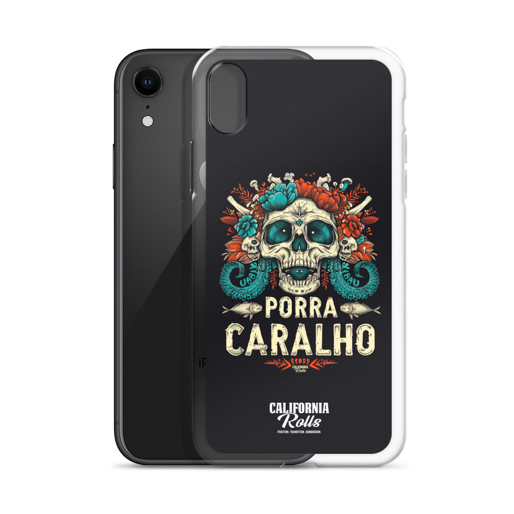 Porra Caralho Skull Clear Case for iPhone®