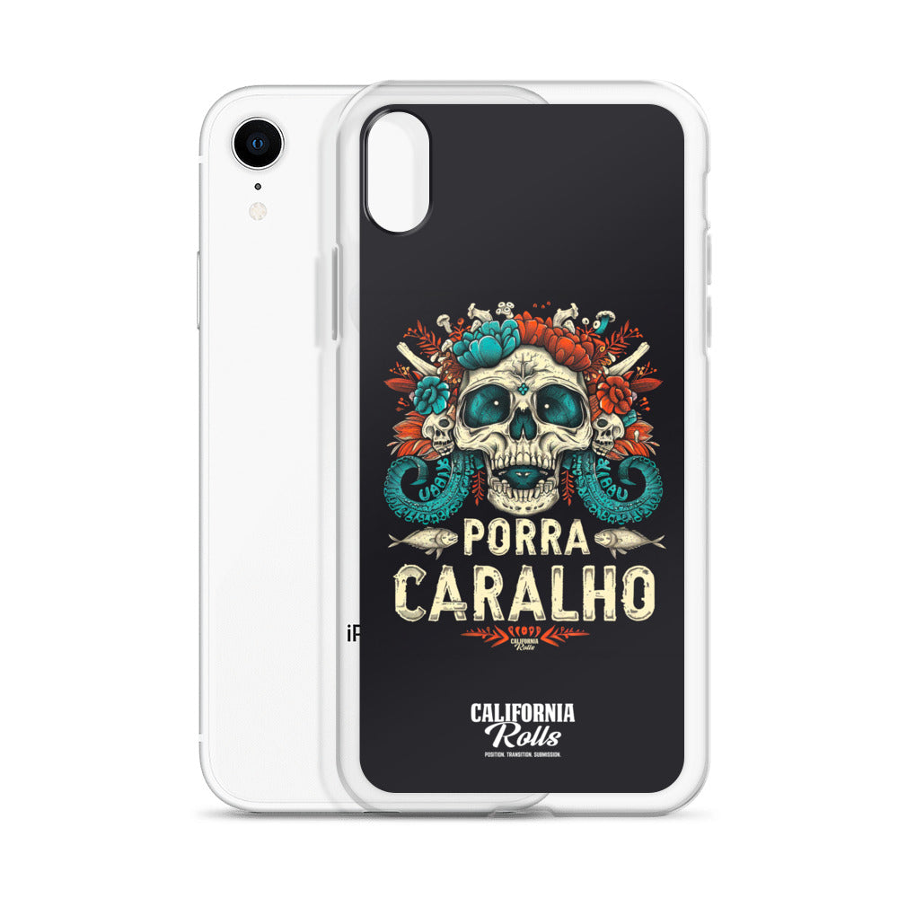 Porra Caralho Skull Clear Case for iPhone®