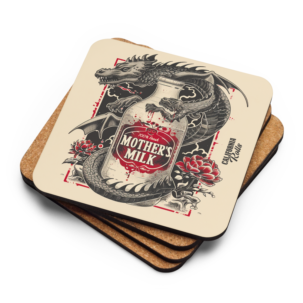 Mother's Milk Cork-back Coaster (One)