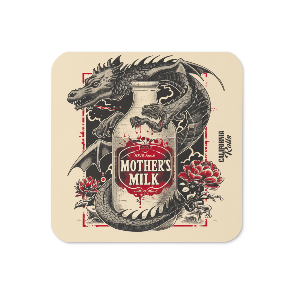 Mother's Milk Cork-back Coaster (One)