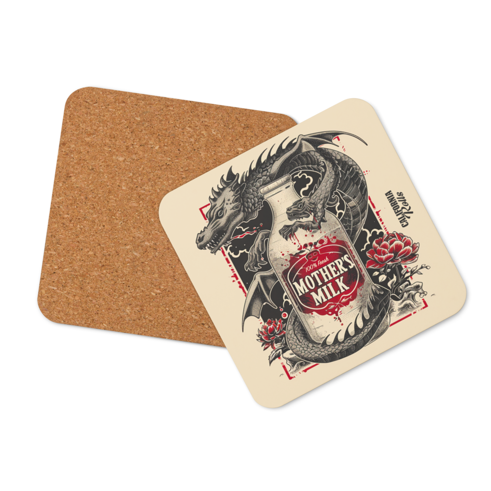 Mother's Milk Cork-back Coaster (One)