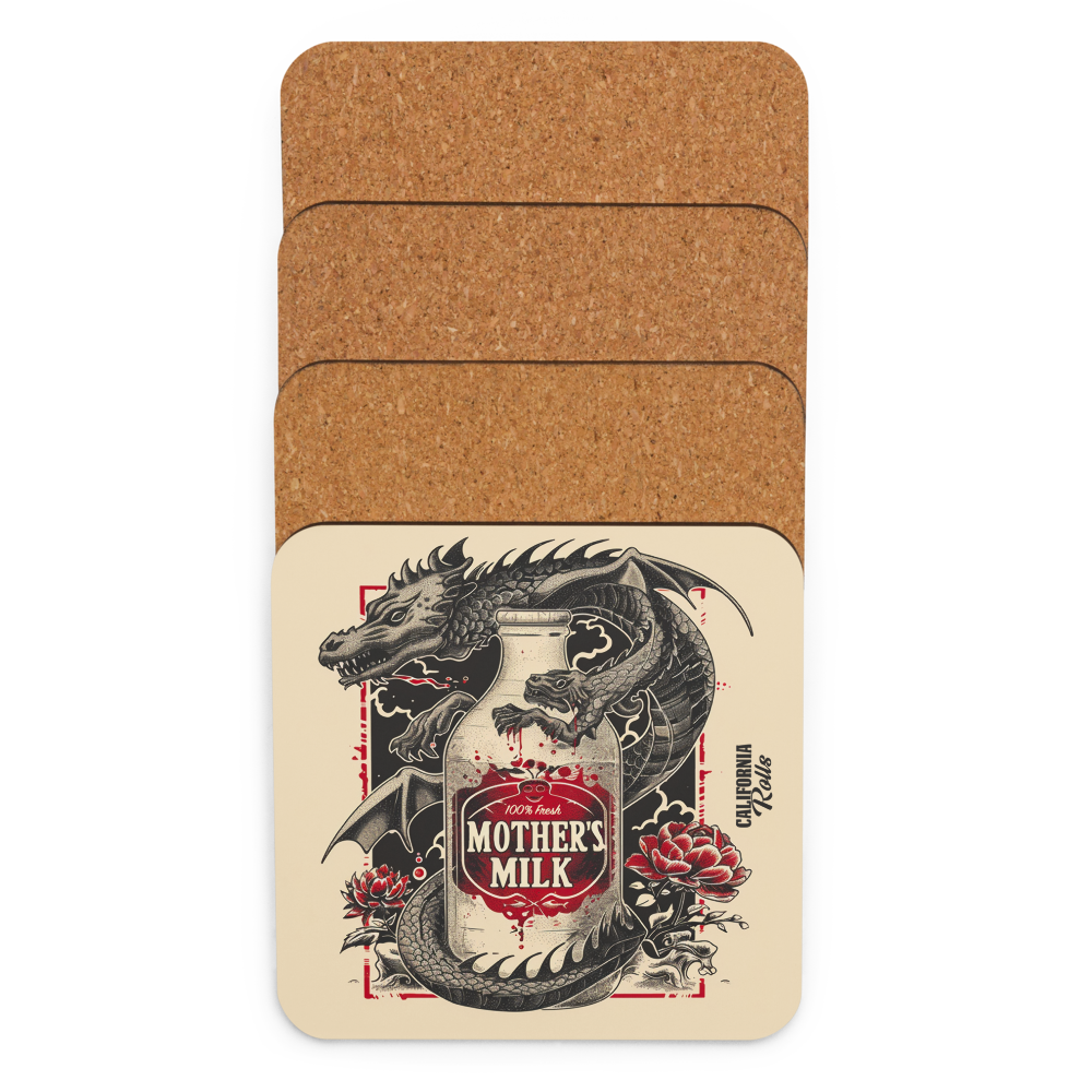 Mother's Milk Cork-back Coaster (One)