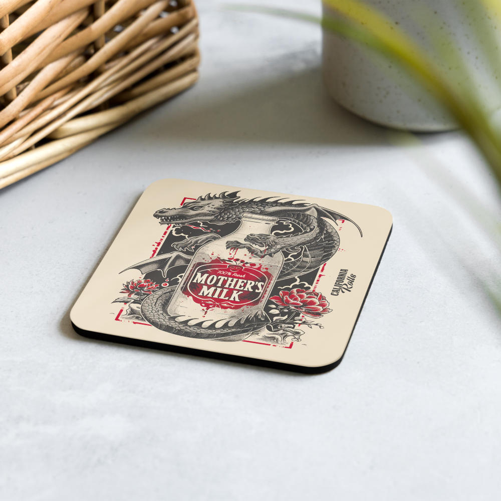 Mother's Milk Cork-back Coaster (One)