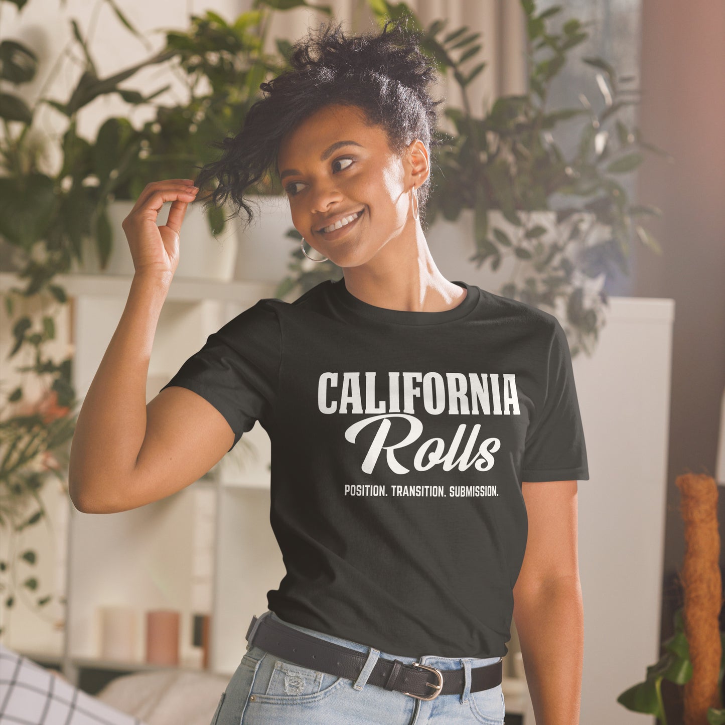 California Rolls - "Position. Transition. Submission." Short-Sleeve Unisex T-Shirt