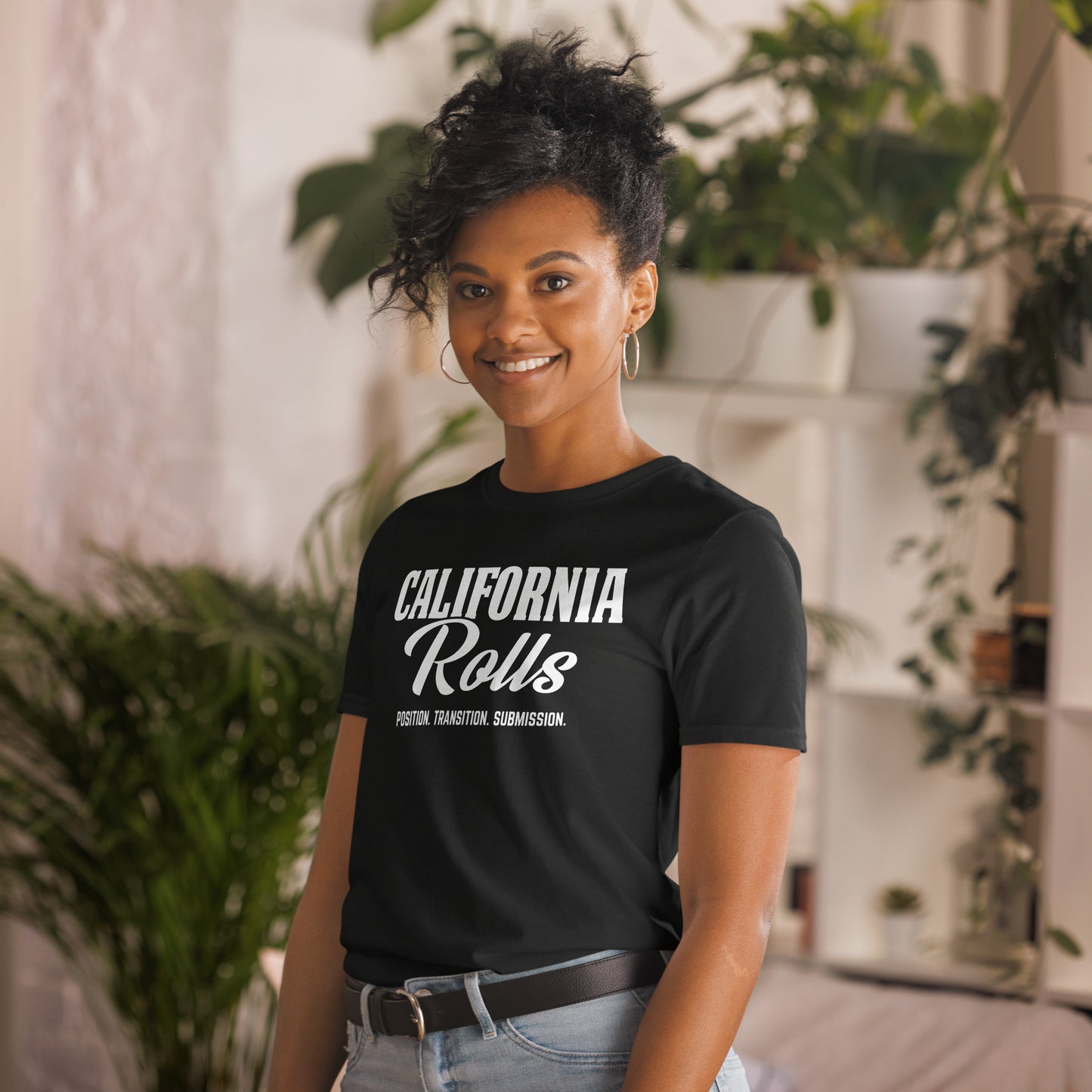 California Rolls - "Position. Transition. Submission." Short-Sleeve Unisex T-Shirt