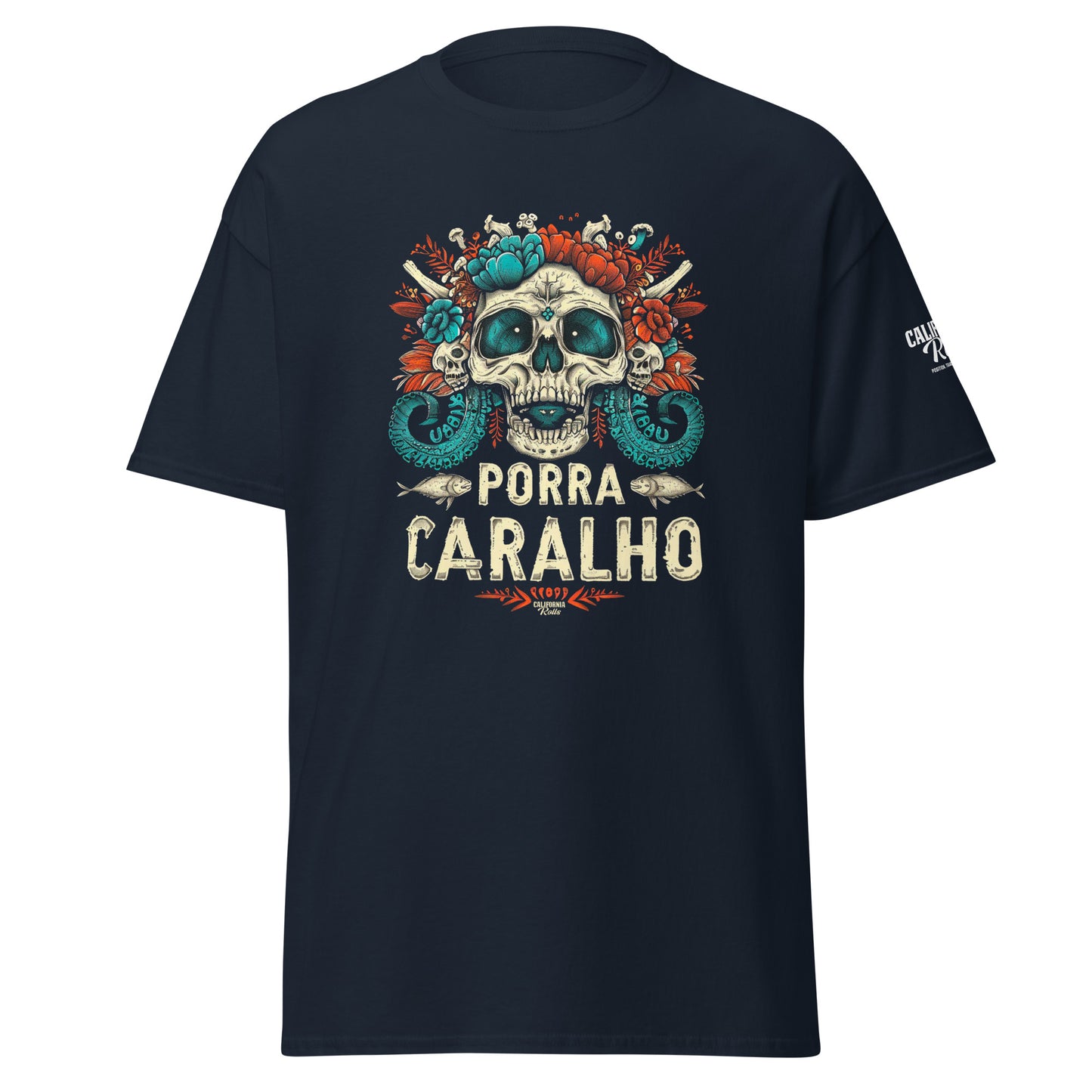 Porra Caralho Skull Unisex Classic Tee