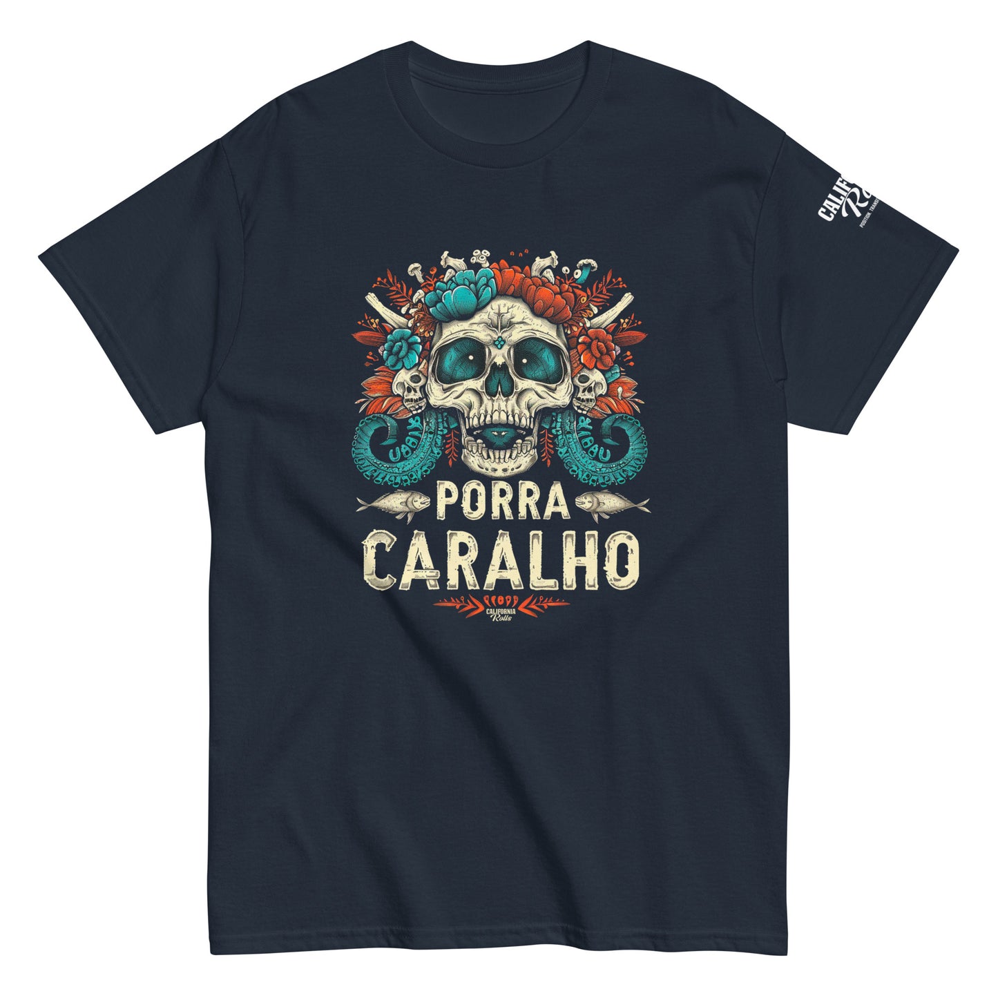 Porra Caralho Skull Unisex Classic Tee