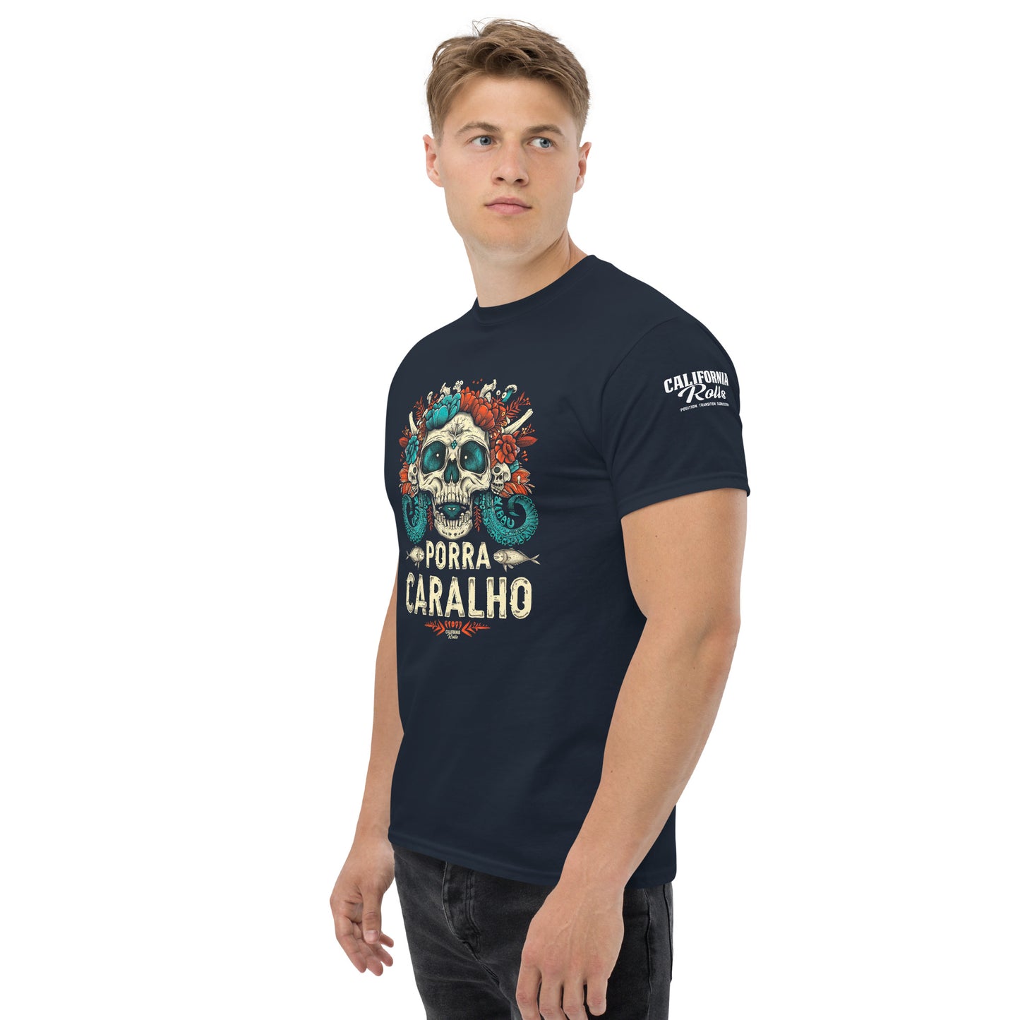 Porra Caralho Skull Unisex Classic Tee