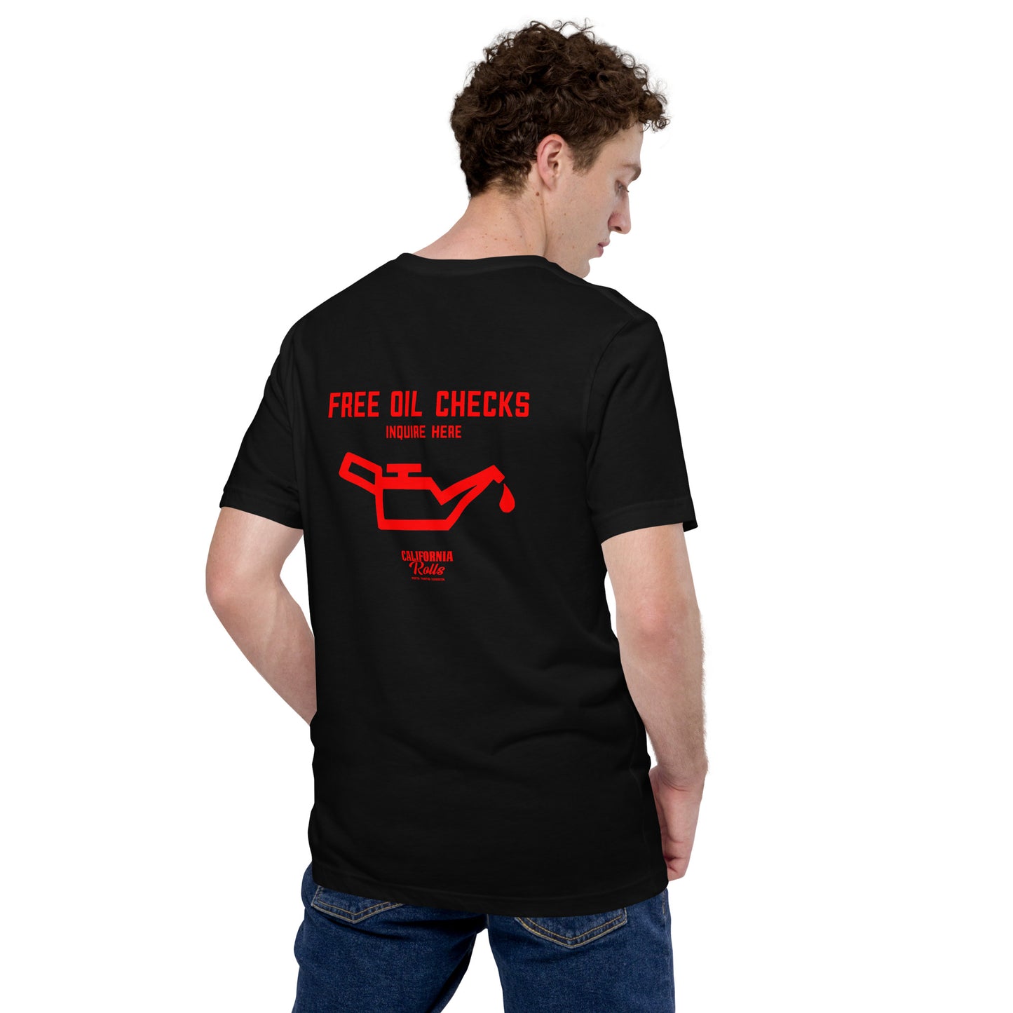 Free Oil Checks Unisex T-shirt