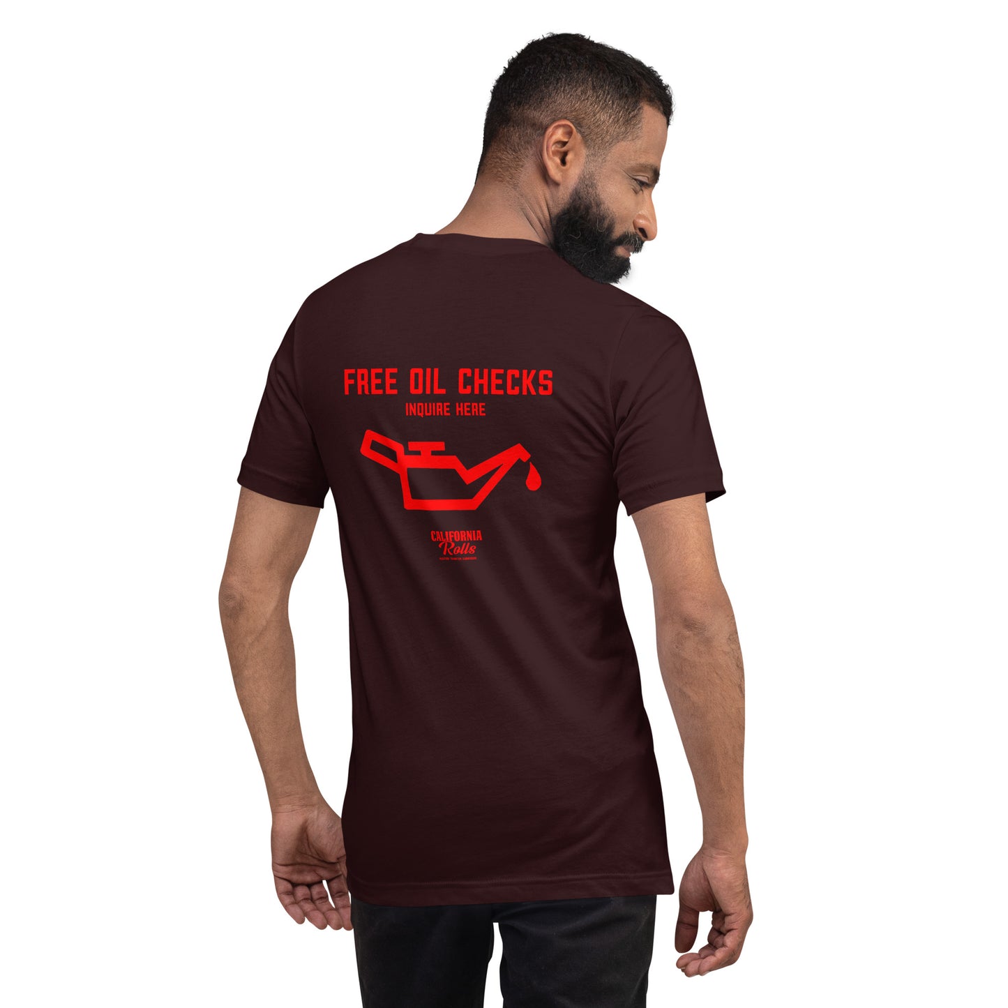 Free Oil Checks Unisex T-shirt