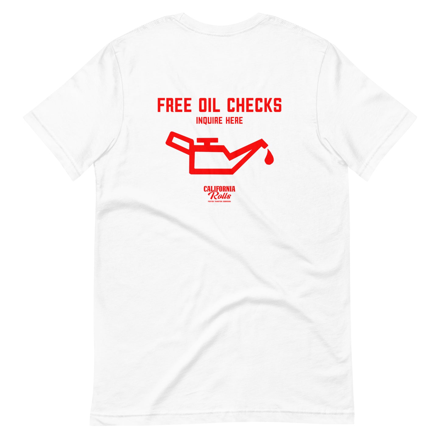 Free Oil Checks Unisex T-shirt