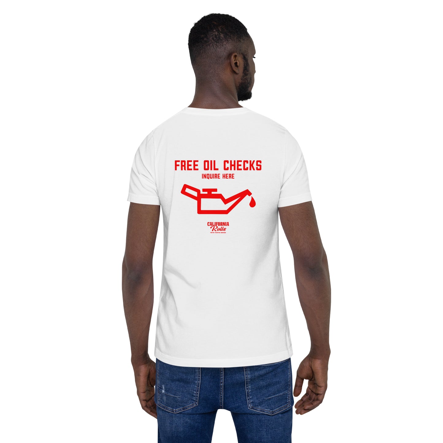 Free Oil Checks Unisex T-shirt