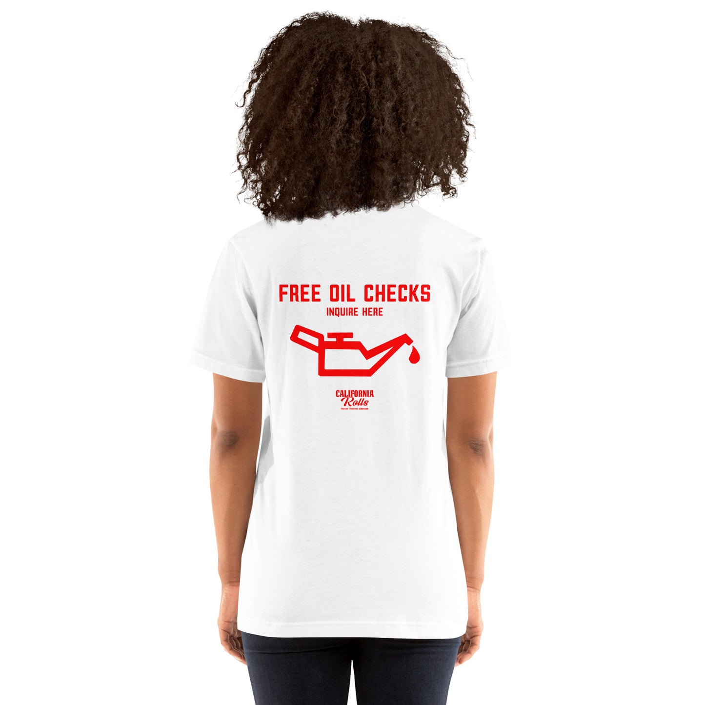 Free Oil Checks Unisex T-shirt