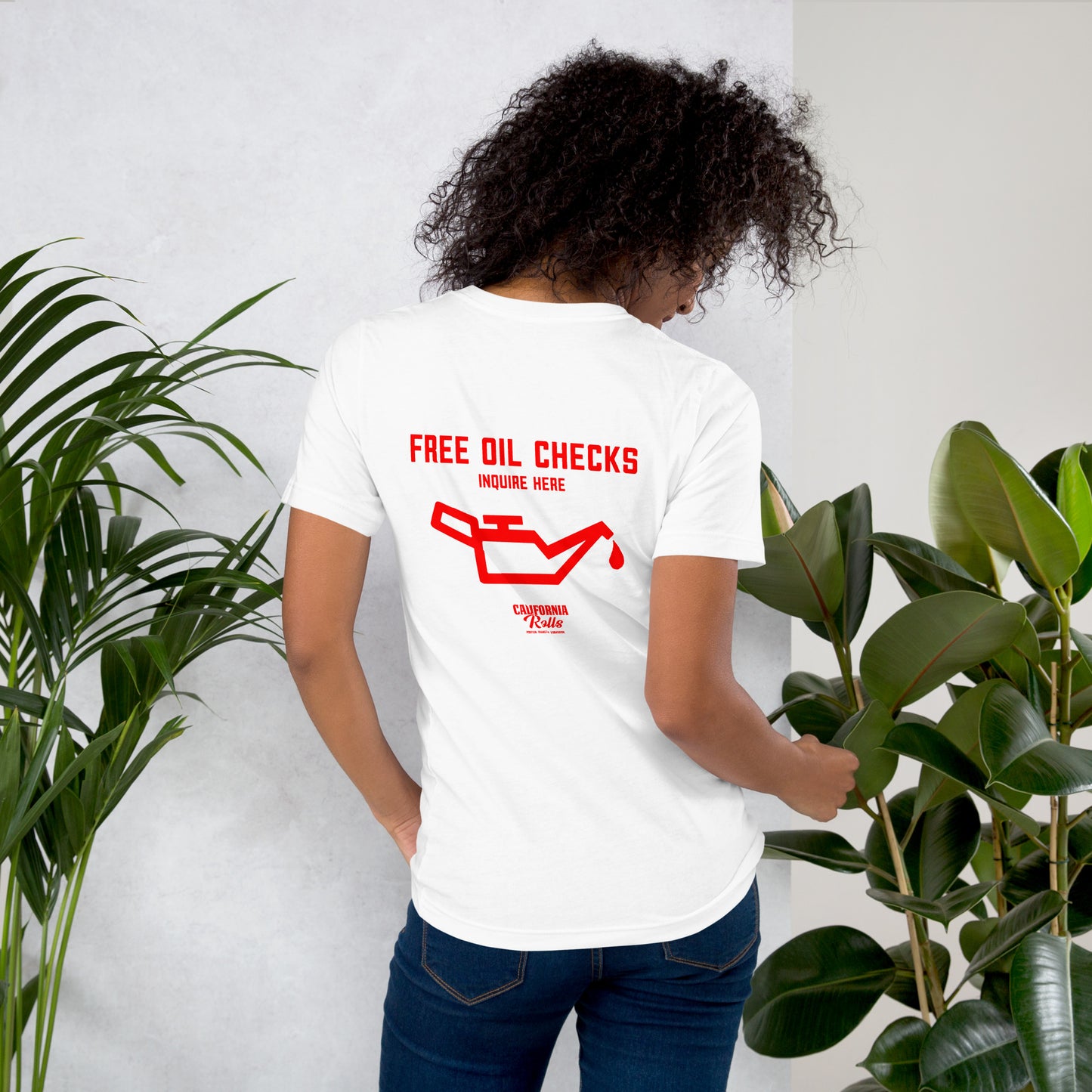 Free Oil Checks Unisex T-shirt