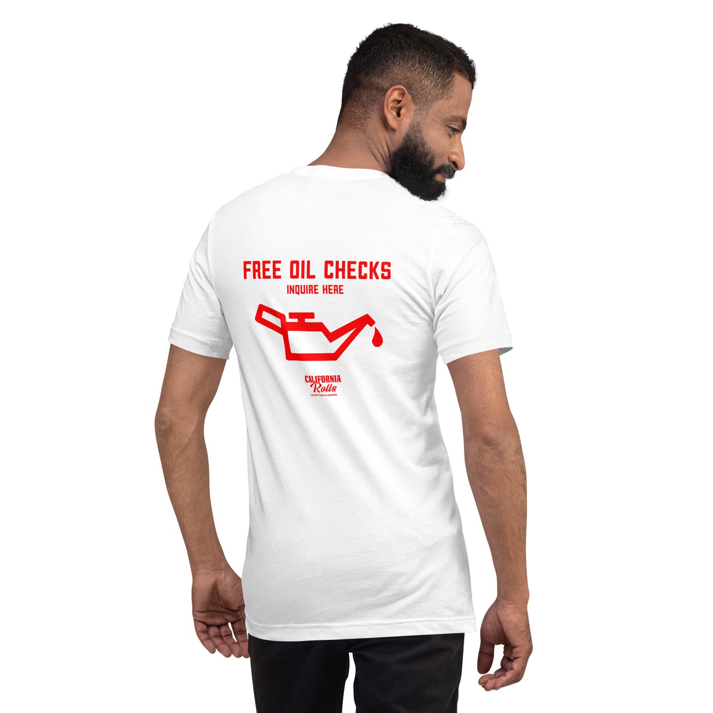 Free Oil Checks Unisex T-shirt