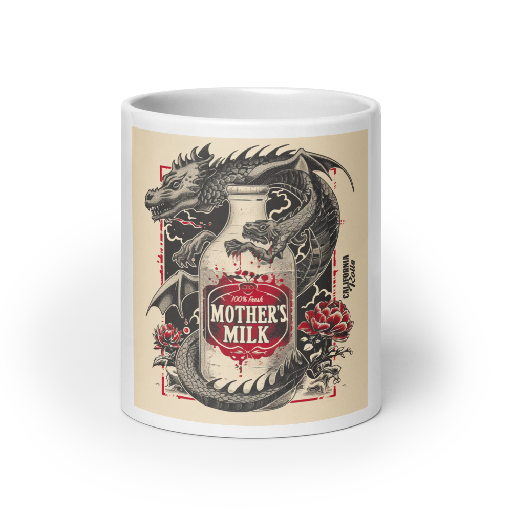 Mother's Milk White Glossy Mug (20 oz.)